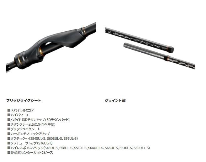 シマノ 21 ソアレ XR S54SUL-S / アジングロッド (S01) 【本店特別価格】