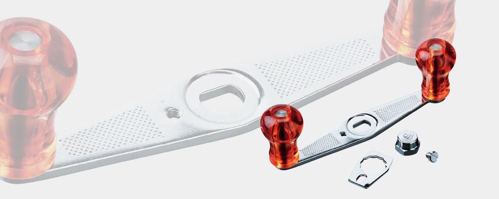 バレーヒル クラシックパワーハンドル ST I型 80mm PI(ピンク
