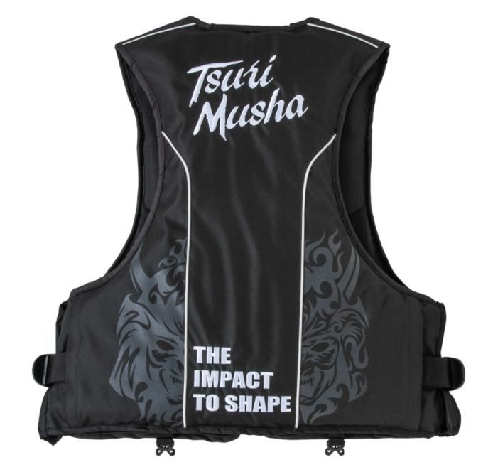 釣武者フェイスコーデュラフローティングベスト　XL 釣武者 Mushaフェイス フローティングベスト XL(LL)サイズ / 救命具