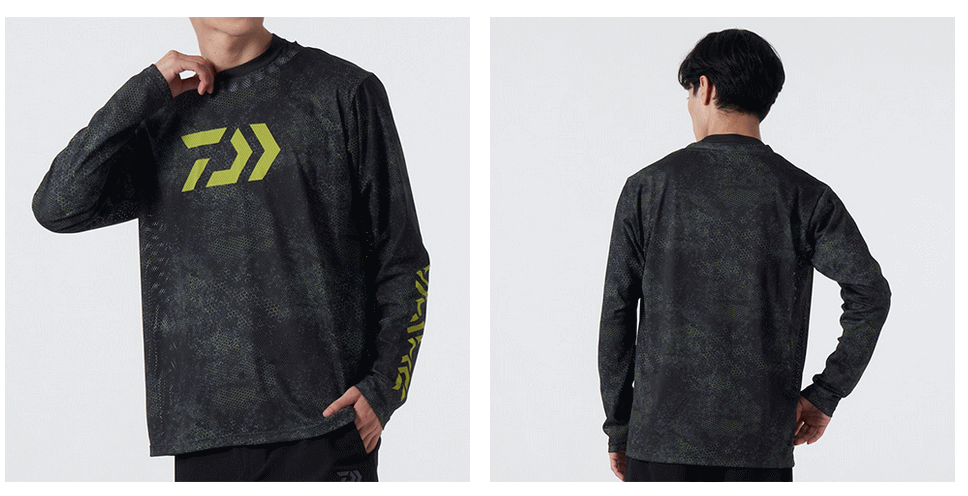 ダイワ ドライメッシュロングシャツ DE-8622 ホワイトヘクス 2XL