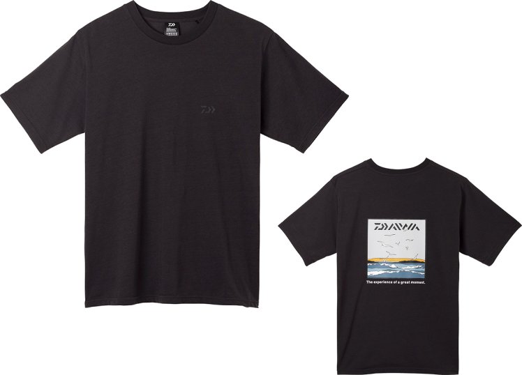 ダイワ グラフィックtシャツ カモメ De 6422 ブラック Xl Ll サイズ ウェア