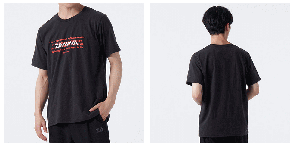 ダイワ グラフィックTシャツ メッセージ DE-6322 ホワイト L