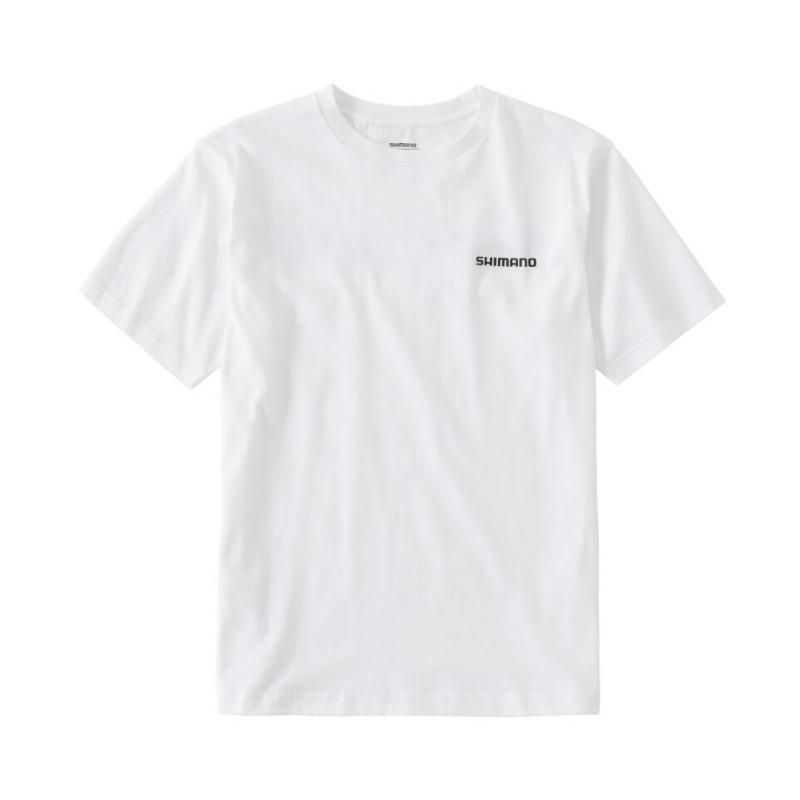 シマノ グラフィック 速乾 Tシャツ SH-005V ホワイト 2XL(3L