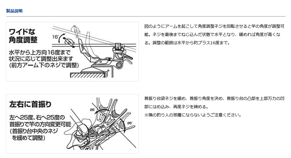 (5) ダイワ ライトホルダーメタルα 90CH ガンメタ ブルー (船用竿掛け)  竿受け  DAIWA