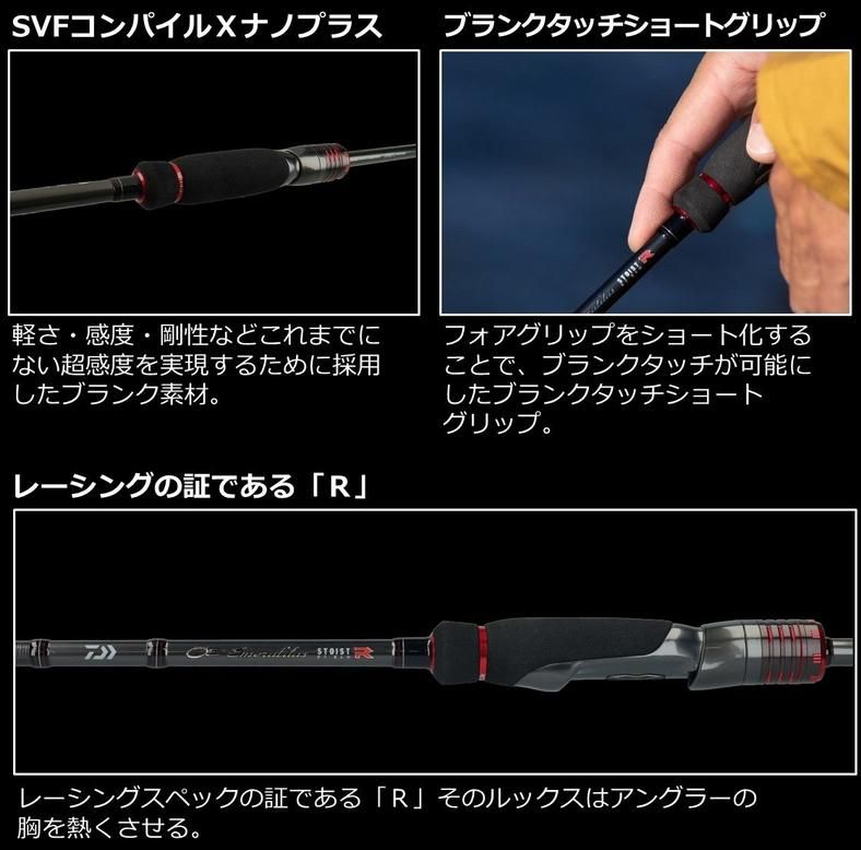 ダイワ エメラルダス ストイスト RT (アウトガイド) 82MH ダイワ エメラルダス ストイスト RT (アウトガイド) 82MH