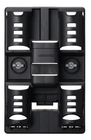 SHIMANO - シマノロッド&竿立て シマノ クーラーボックス ダブルロッドレスト NA-D03V ブラック