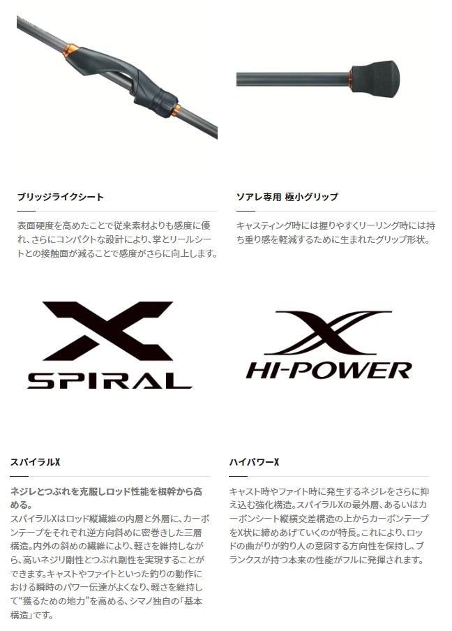 シマノ 22 ソアレ SS S86ML-S / アジングロッド / shimano 【本店特別 