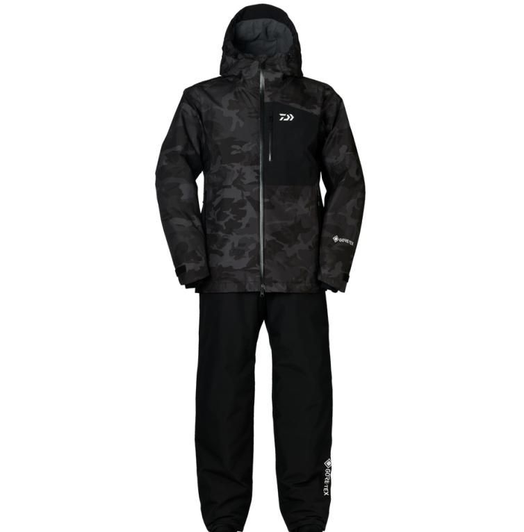 ダイワ ゴアテックス ウィンタースーツ DW-1922 Mサイズ ダイワ ゴアテックスプロダクトウィンタースーツ DW-1922 ブラックカモ