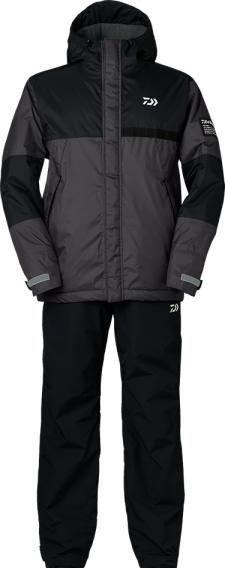 ★ダイワ レインマックス ウィンタースーツ DW-3522 グレー／ブラック 2XL(3L)サイズ ダイワ レインマックス (R) ウィンタースーツ DW-3522 グレー