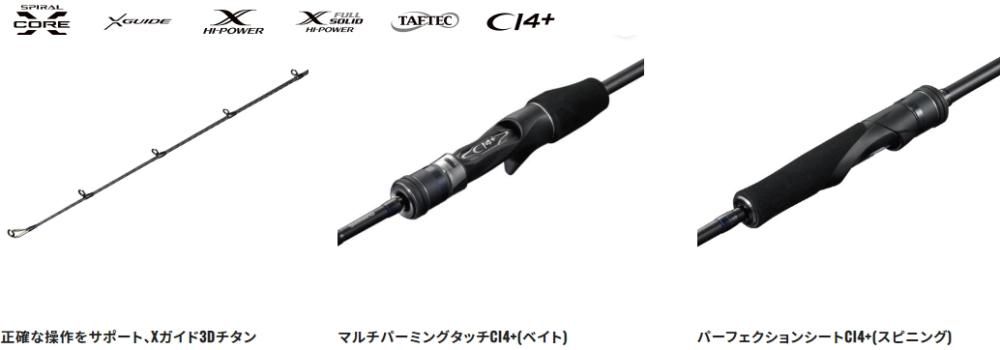 シマノ ゲーム タイプ LJ S63-1 (スピニングモデル) / ジギング シマノ ゲーム タイプ LJ S63-1 (スピニングモデル) / ジギング