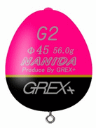 グレックスプラス GREX+ ナミダ 45 (NAMIDA 45) 5B ピンク / ウキ (O01) 【本店特別価格】