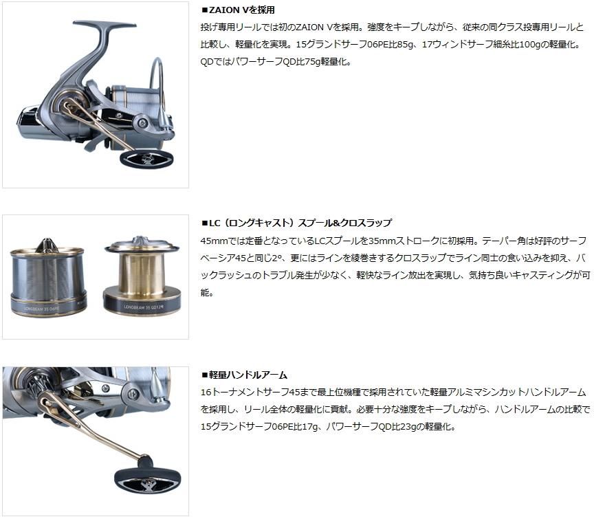 リール DAIWA LONGBEAM 35 06PE 23ロングビーム35 06PE | 東海つり具 公式オンラインストア