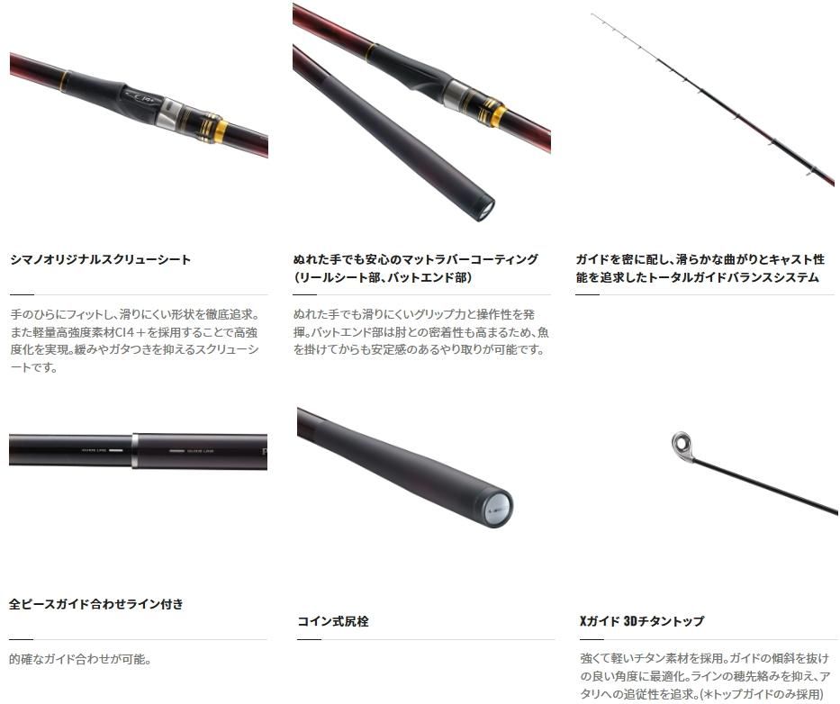 シマノ 23 マスターチューン 尾長 1.7-500 / 磯竿 / shimano