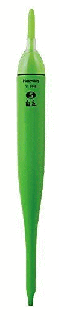 ハピソン (Hapyson) 緑色発光 自立ラバートップミニウキ (電池付) 3号 YF-8643 / 電気ウキ (O01) (メール便可) 【本店特別価格】