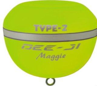 釣武者 デージマギー (DEE-jI Maggie) TYPE-2 イエロー / ウキ (O01) 【本店特別価格】