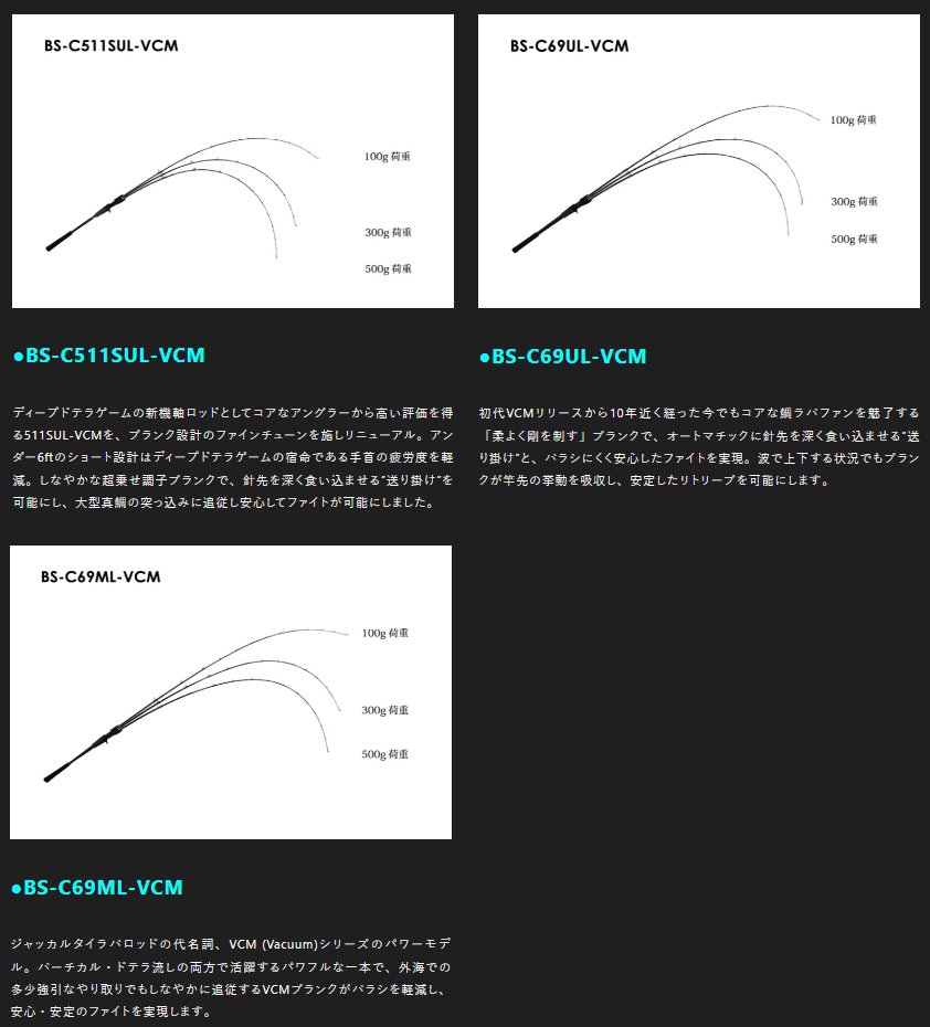 ジャッカル ビンビンスティック VCM BS-C511UL(ベイト) / 鯛ラバロッド