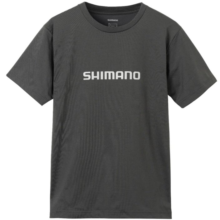 シマノ ドライロゴTシャツ ショートスリーブ SH-021W チャコール 2XL(3L)サイズ (S01) (O01) - 釣具通販 釣人館