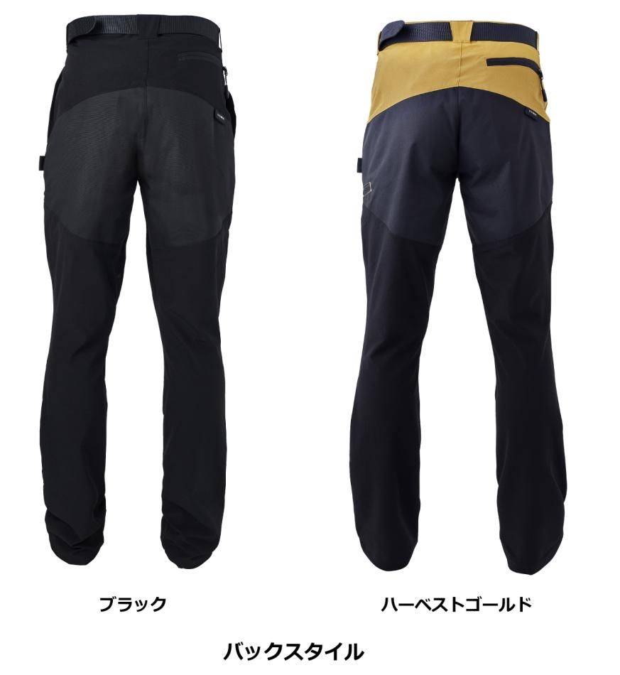 がまかつ ラグゼ アクティブストレッチドライパンツ LE-4009 ブラック