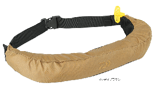 ダイワ インフレータブルライフジャケット (ウエストタイプ自動・手動膨脹式) DF-2709 マッディブラウン / 救命具 (D01) (O01) (送料無料)