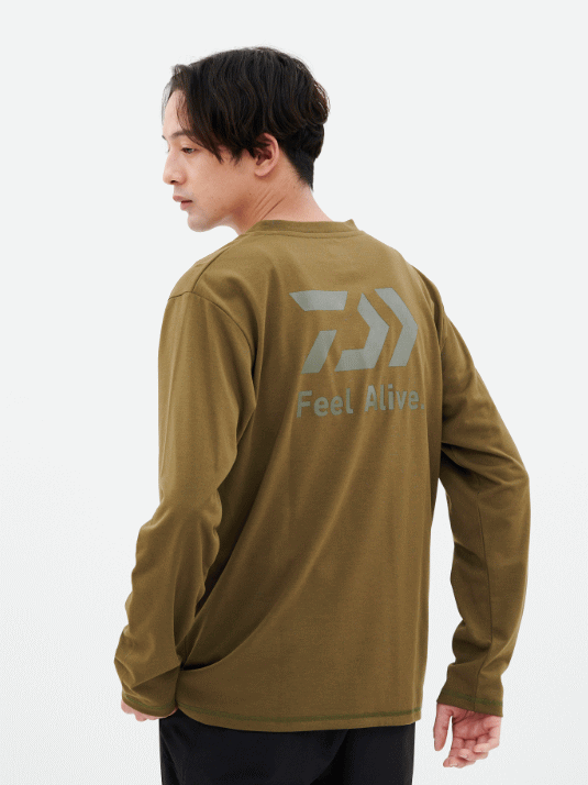 Daiwa Feel Alive Long Sleeve T-Shirt Grey