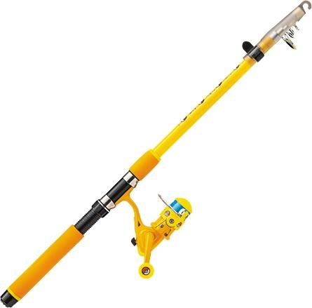 バレーヒル ポケモンキッズロッドSV 振り出し 240 イエロー / 釣竿