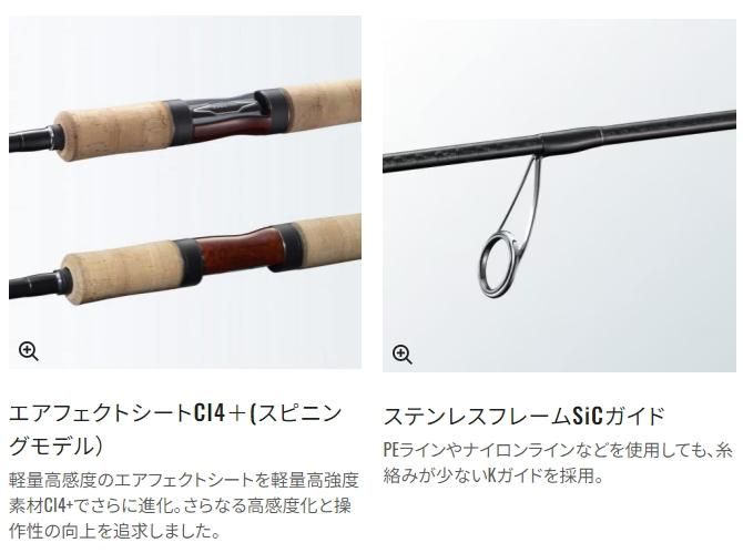 シマノ 21 カーディフ NX S64UL+(スピニング) / トラウトロッド