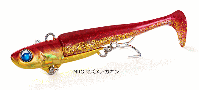 ジャクソン 鰤ブリワーム Buri Buri Worm 40g #MRG マズメアカキン ルアー 釣具 メール便可 【本店特別価格】  釣人館ますだ本店