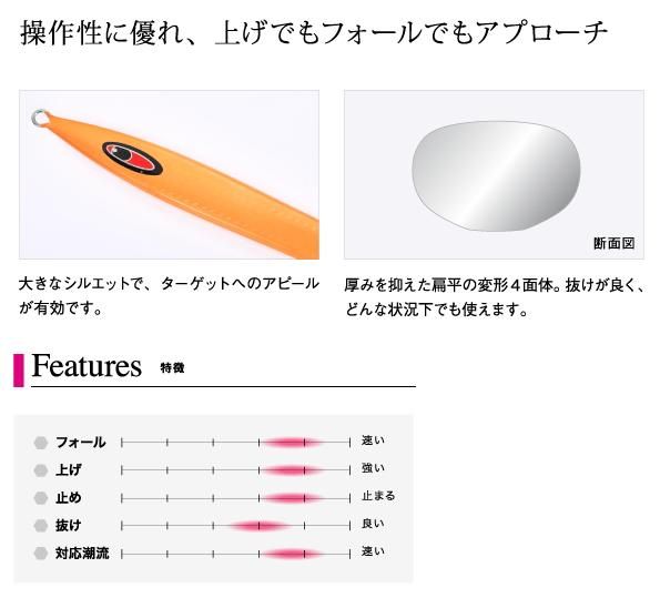 シーフロアコントロール アーク 290g #23 チャートオレンジ シーフロアコントロール アーク 290g #23 チャートオレンジ