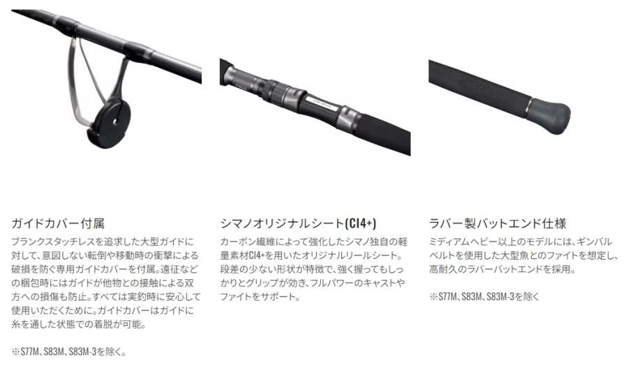 シマノ 24 オシアプラッガー フルスロットル S83H-3 スピニング