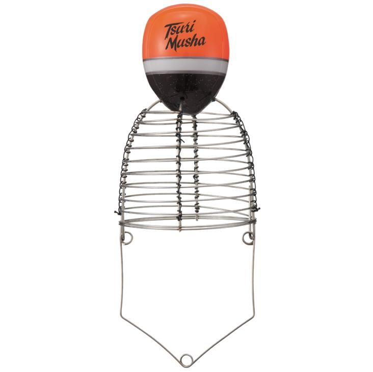 釣武者 フカセ飛びカゴ urala Lサイズ オレンジ / 釣具 【本店特別価格