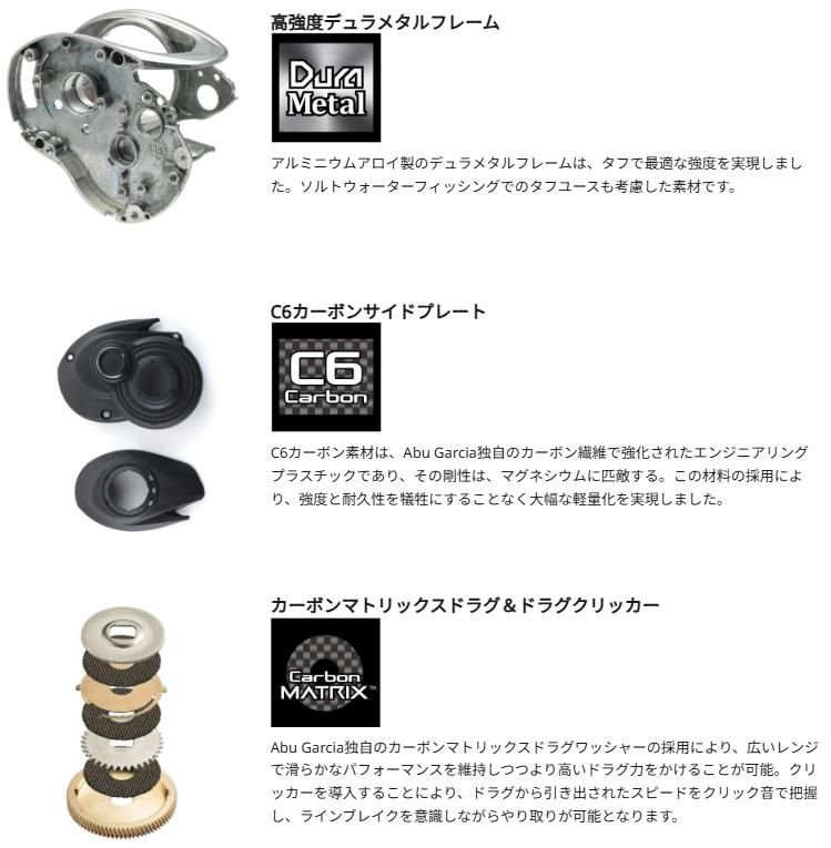 アブ ガルシア ゼノン コア ZENON Core BF7 右ハンドル / ベイトリール