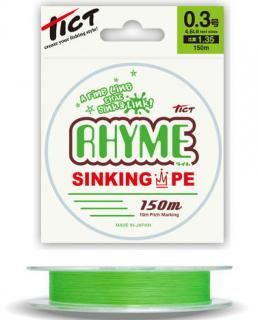 ƥ 饤 TICT RHYME 150m 0.3 4.6lb / PE饤 ƻ Ĥ ᡼ز Ź̲ʡ