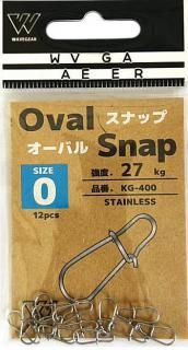 Х륹ʥå Oval Snap ֥ KG-400 ƥ쥹 12 #000 / 륢  ʥå ᡼ز Ź̲ʡ