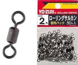 デュエル ローリングサルカン 徳用 50個入 黒 5号 / ヨーズリ 釣具 メール便可 【本店特別価格】