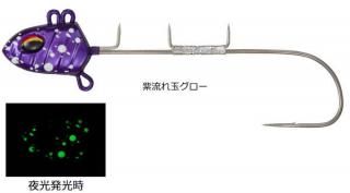ダイワ 船タチウオテンヤSS ライト 10号 紫流れ玉グロー / 太刀魚 仕掛け 釣具 メール便可 【本店特別価格】