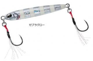 ダイワ サムライジグR SF スローフォール 20g ゼブラグロー / メタルジグ ルアー 釣具 メール便可 【本店特別価格】