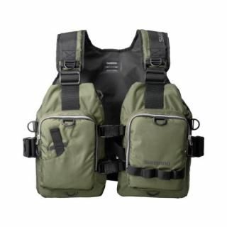シマノ ゲームベストライト VF-068T ナイトオリーブ フリー / 救命具 ライフジャケット 釣具 shimano 【本店特別価格】