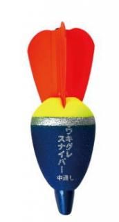 釣武者 浮きグレスナイパー(中通しタイプ) オレンジ / 磯 グレ フカセ ウキ 釣具 メール便可 【本店特別価格】