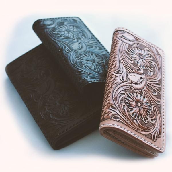 カービングウォレット・長財布/サドルレザー カービングウォレット・長財布/サドルレザー