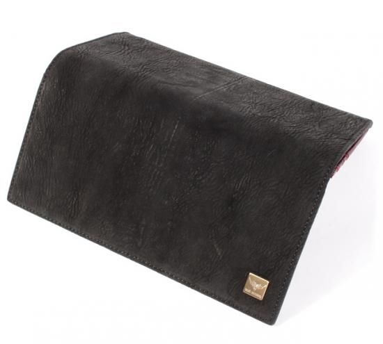 シャーク 鮫皮 長財布⭐︎新品 シャーク・サメ 長財布/ブラック/イタリアンレザーレッド/カード