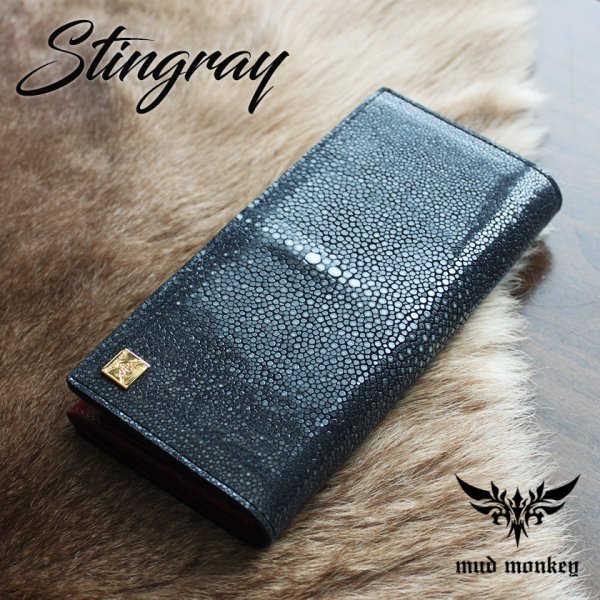 スティングレイ 長財布 ブラック - 長財布