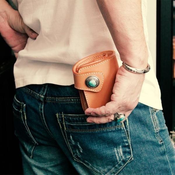 バイカーズウォレット 栃木レザー 財布 ウォレット サドル二 バイカーズウォレット 栃木レザー 財布 ウォレット サドル二