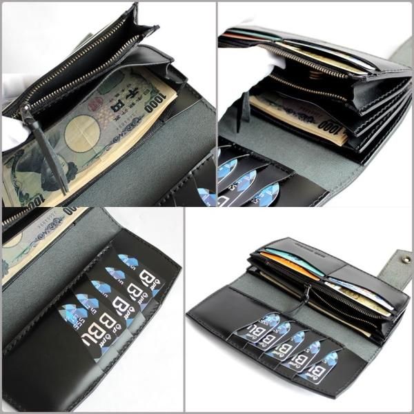バイカーズウォレット 栃木レザー ヌメ革黒 長財布 KATANA バイカーズウォレット 栃木レザー ヌメ革黒 長財布 KATANA
