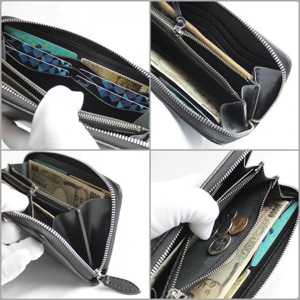 カービングウォレット 透かし彫り長財布 ラウンドファスナー カービングウォレット 透かし彫り長財布 ラウンドファスナー