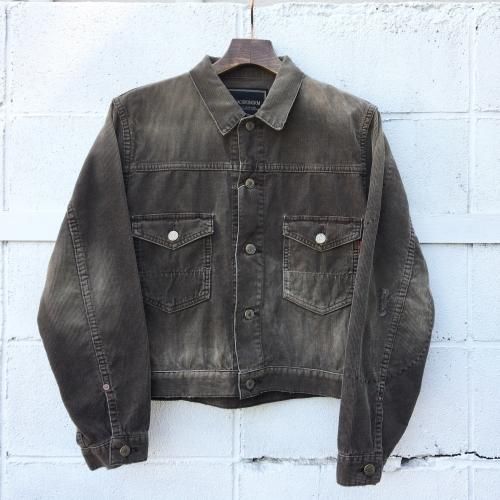 ANACHRONORM ヴィンテージ加工 コーデュロイトラッカージャケット 02