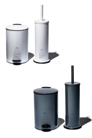PUEBCO Trash Can & Toilet Brush