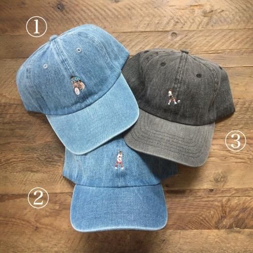JAZZY SPORTS “刺繍 Denim Cap” - Tribeca