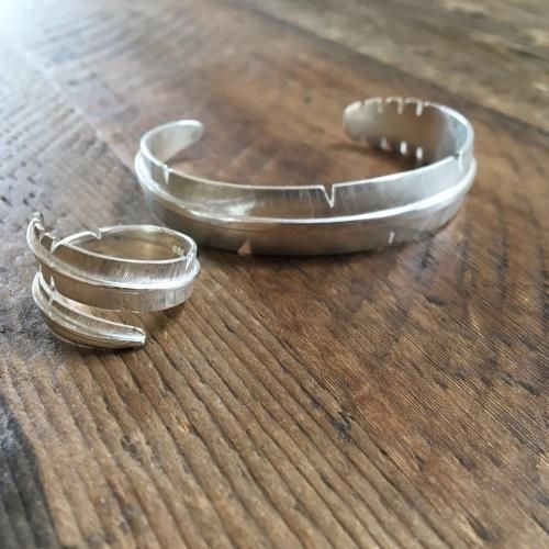 Michael Kirk “Silver Feather Ring Michael Kirk “Silver Feather Ring