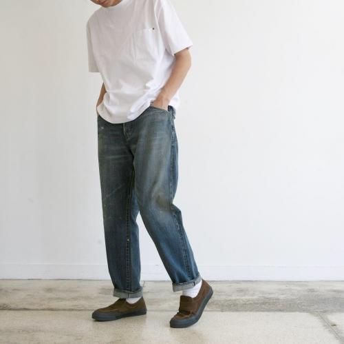ANACHRONORM TYPE-α BASIC TAPERED JEANS ANACHRONORM Type-α Basic Tapered Jeans [INDIGO / AGING WASH