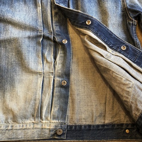 H.UNIT STORE LABEL “1st Type Indigo Denim Jacket (Real Wash